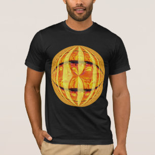 T-shirt Orb Gold Round vêtement américain