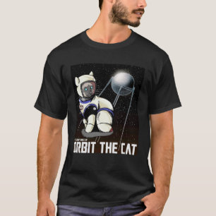T-shirt Orbit the Cat Retro