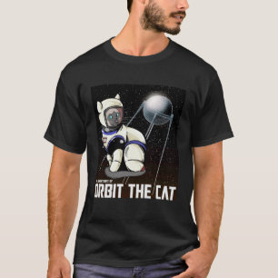 T-shirt Orbit the Cat Rétro