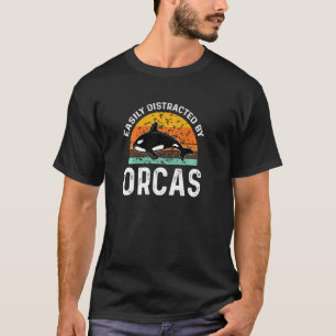 T-shirt Orca Graphisme Pour Femmes Hommes Enfants Baleine 