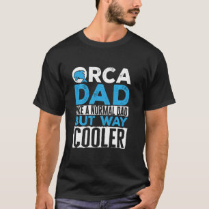 T-shirt Orca Papa Graphic Pour Garçons Hommes Dads Baleine
