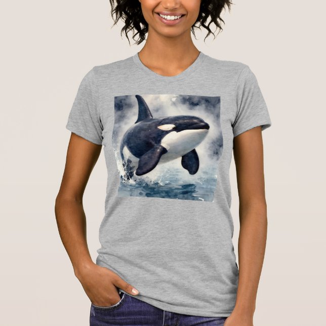 T-shirt Orca Stormy waves (Devant)