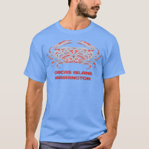 T-shirt Orcas Island Washington Dungeness Crab Amer autoch