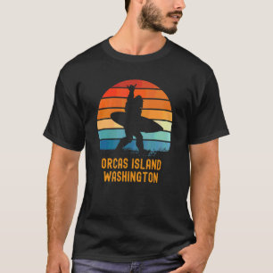 T-shirt Orcas Island Washington Sasquatch Souvenir 1