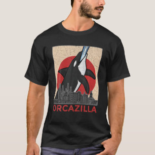 T-shirt Orcazilla - Funny Killer Whale Orca