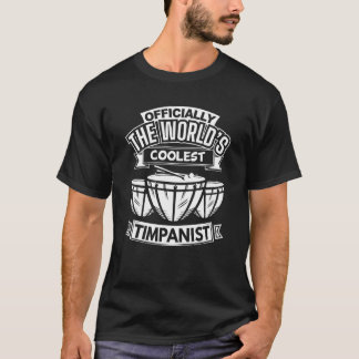 T-shirt Orchestre de citation du joueur Timpani Instrument