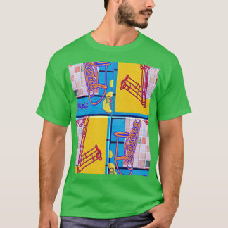 T-shirt Orchestre de Jazz Fantastique Bauhaus Notes de Mus