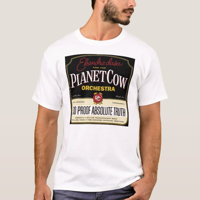 T-shirt Orchestre de vache à planète - vérité absolue de (Devant)