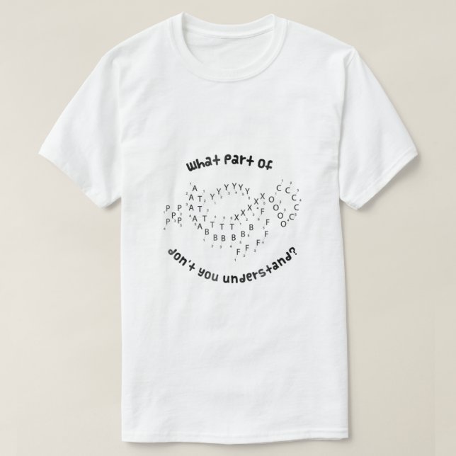 T-shirt Orchestre musical gif (Design devant)