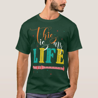 T-shirt Orchestre Musique Lover Flutist Cadeau Flûte
