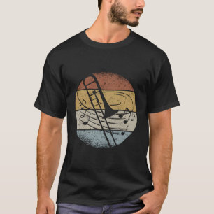 T-shirt Orchestre Tromboniste musicien Notes Trombone