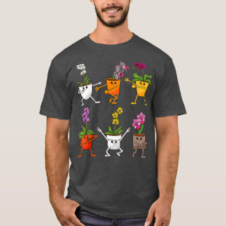 T-shirt Orchidée Plante Lover femmes jardinage Houseplant 