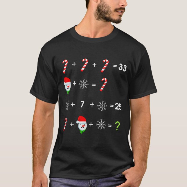 T-shirt Order Of Operations Quiz Funny Math Teacher Christ (Devant)