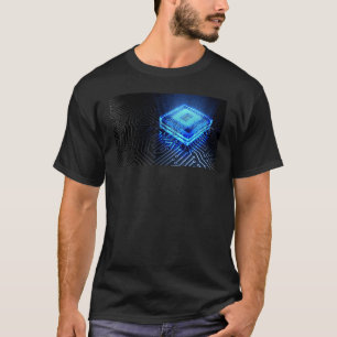 T-shirt Ordinateur Clé Ordinateur Nerd Gamer Cpu Informati