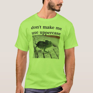 T-shirt Ordinateur de caméléon