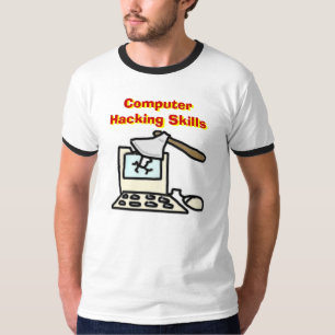 T-shirt Ordinateur entaillant des qualifications