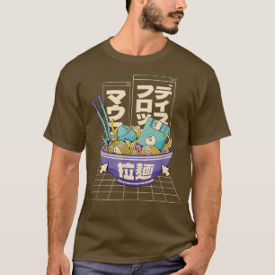 T-shirt Ordinateur Ramen Anime Noodles Kawaii Japonais Jap
