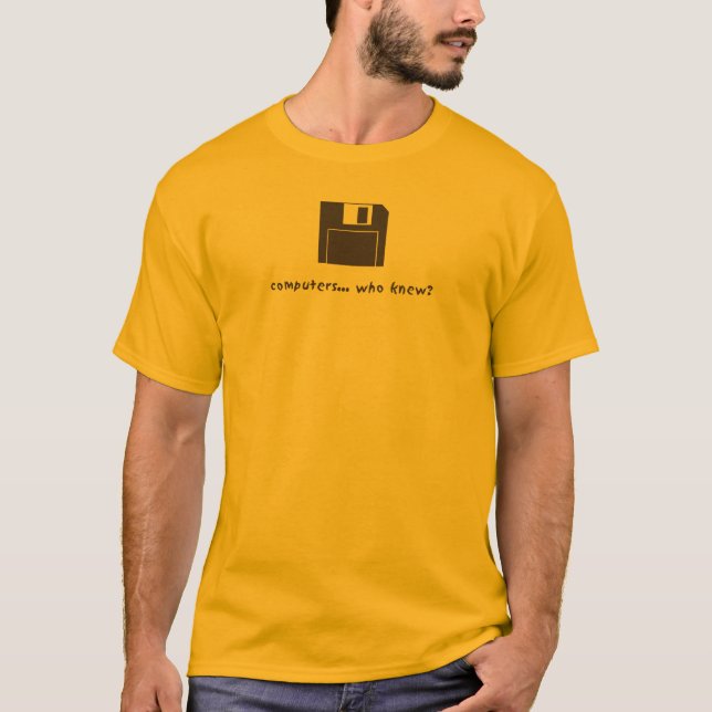 T-shirt ordinateurs… qui a su ? (Devant)