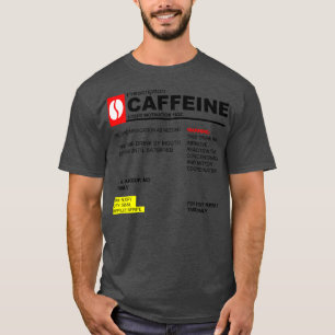 T-shirt Ordonnance de caféine