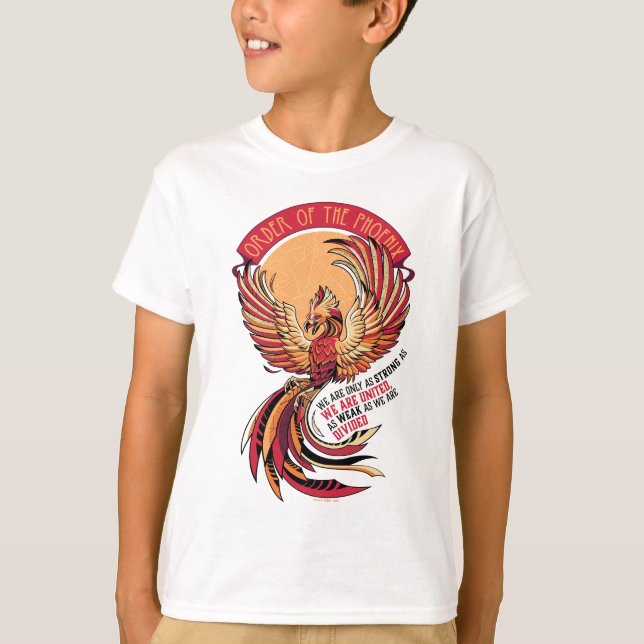 T-shirt Ordre de l'emblème croisé de Phoenix (Devant)
