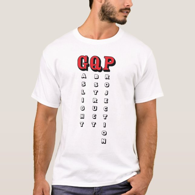 T-shirt Ordre du jour du GQP (Devant)