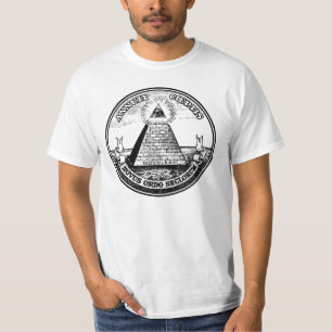 T-shirt Ordre mondial d'Illuminati de question nouvel
