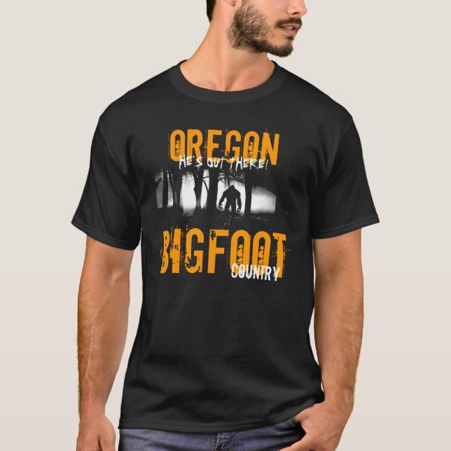 T - Shirt Oregon Bigfoot (Vorderseite)