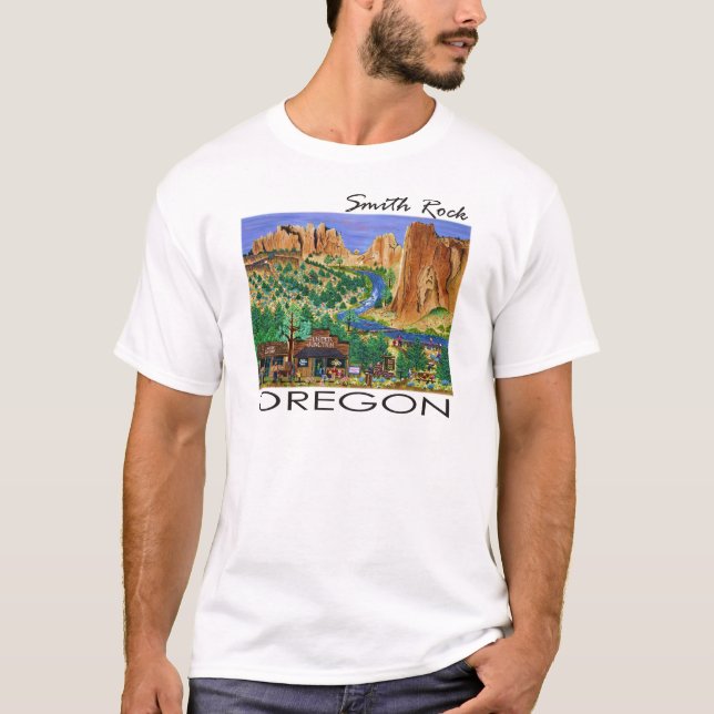 T-shirt ~ Orégon de roche de Smith (Devant)