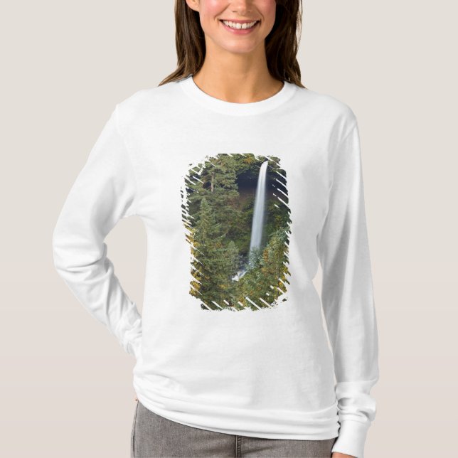 T-shirt Oregon, Silver Falls State Park, North Falls (Devant)