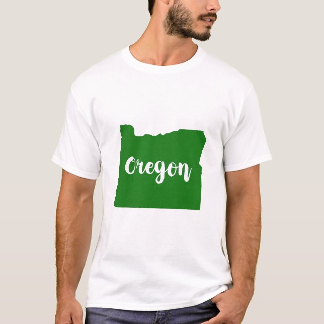 T-shirt Oregon State Green (Devant)