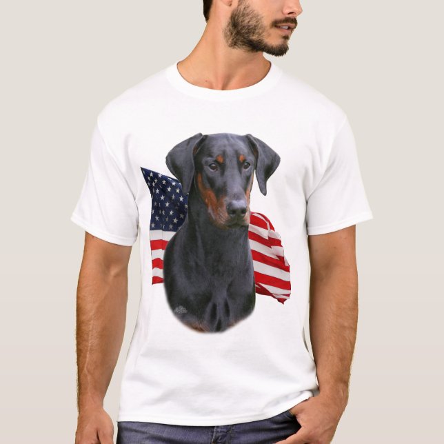 T-shirt Oreille naturelle uncropped de pinscher de (Devant)