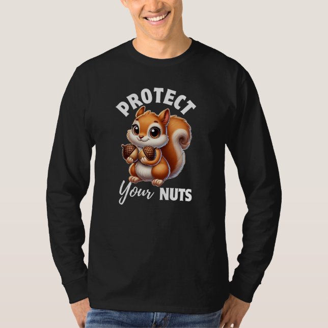 T-shirt Oreillère - Chemise en Noix d'écureuil mig (Devant)