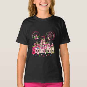 T-shirt Oreilles de Mickey Mouse, Château et Personnages D