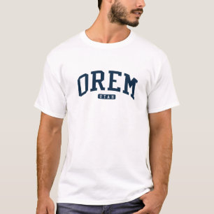 T-shirt Orem Utah UT College University Style Navy