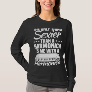 T-shirt Organe de bouche harmoniciste Harpe française et H