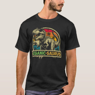 T-shirt Organic-Saurus T Rex Dinosaure Organic Saurus Fami