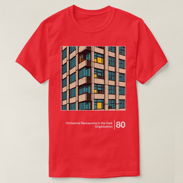 T-shirt Organisation OMD Illustration originale oeuvre 1 (Design devant)