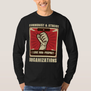 T-shirt Organisations Communistes Athées J'aime Non Prophè