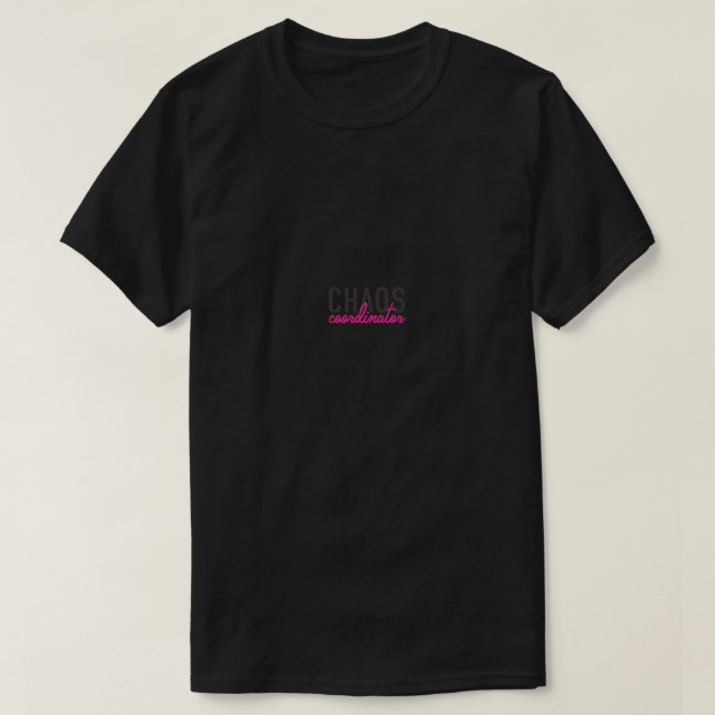 T-shirt Organisatrice de chaos féminin Premium (Design devant)