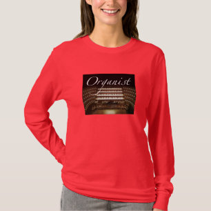T-shirt Organiste à votre service mesdames tee