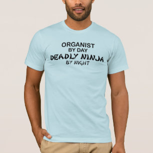 T-shirt Organiste Ninja mortel par nuit