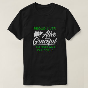 T-shirt Orgue du guerrier de transplantation du foie fier