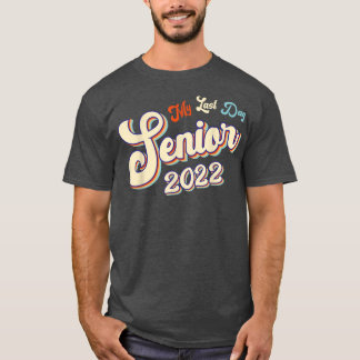 T-shirt Orgueilleux Diplômé 2022 Mon Dernier Jour D'École