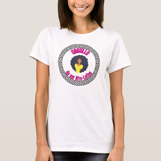 T-shirt Orgullo de ser Afro-Latina (Devant)