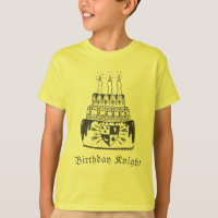 T-shirt orienté médiéval d'enfants de chevalier