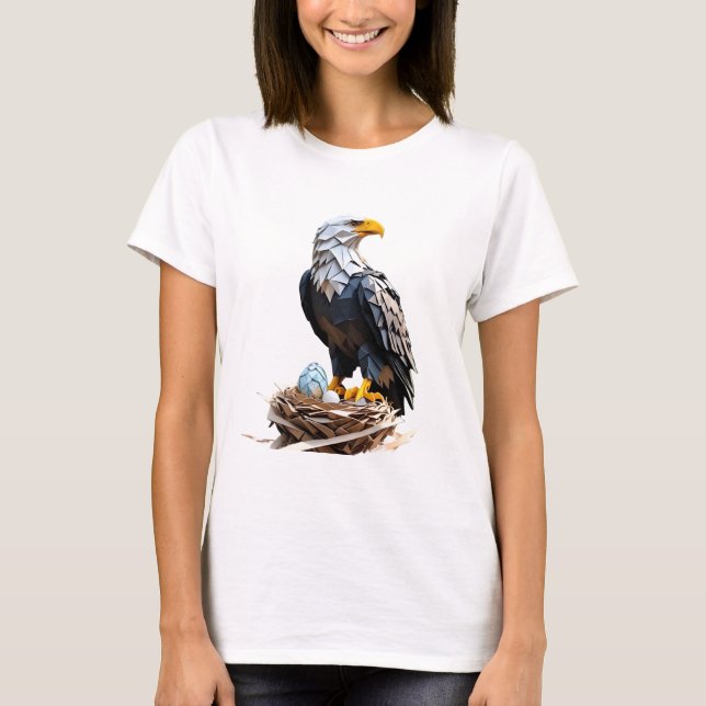 T-shirt Origami American eagle shirt (Devant)