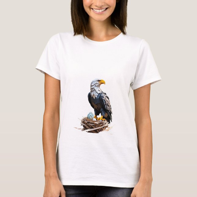 T-shirt Origami American eagle shirt (Devant)