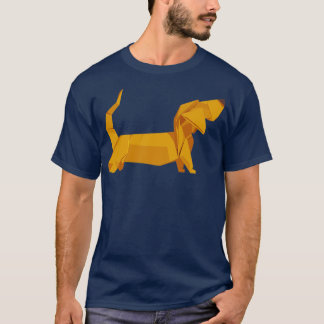 T-shirt Origami Basset