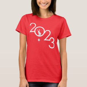 T-shirt Origami de Nouvel An chinois Rabbit
