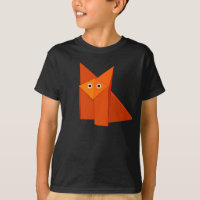 Origami Fox Cute animal géométrique